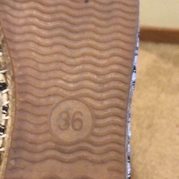 Soludos black and white stripped flats - Picture 8 of 9